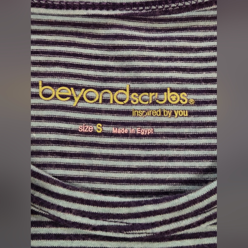 Teal Striped Long Sleeve Tee - Picture 6 of 8